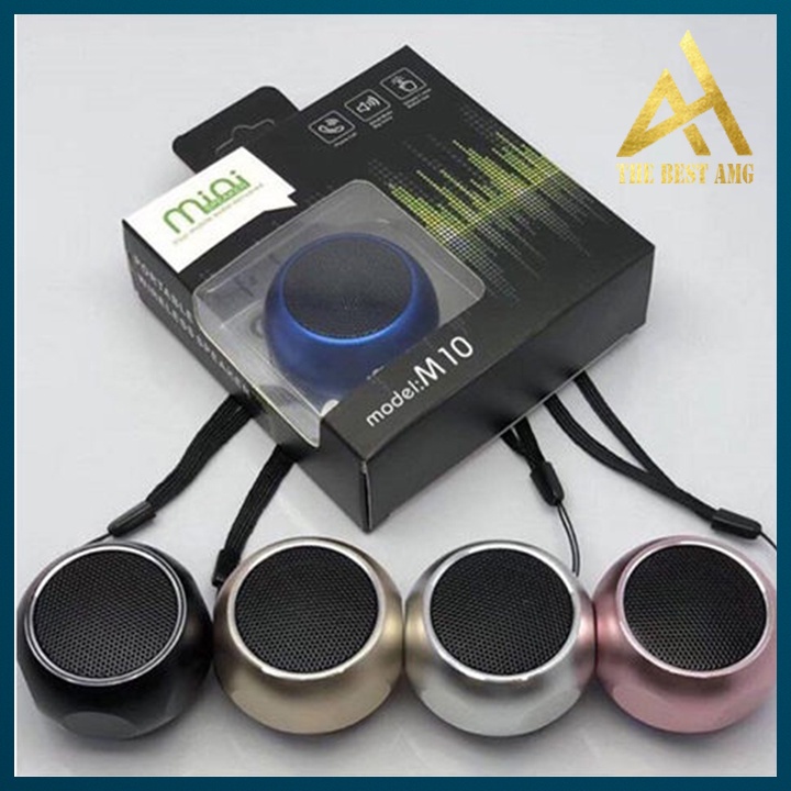 Loa Bluetooth Mini Cầm Tay Di Động M10 Bass Cực Mạnh - Loa Nghe Nhạc Không Dây Xách Tay Âm Thanh Cực Hay