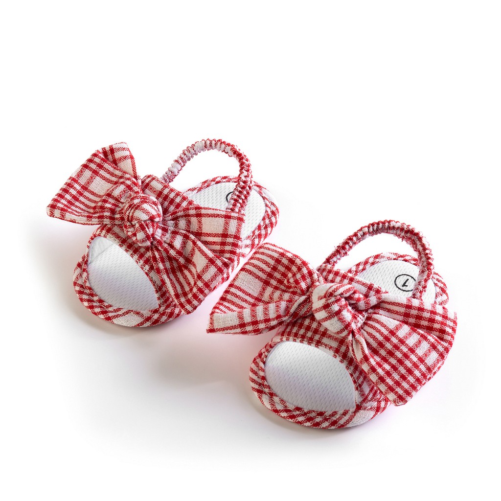 Xăng đan cotton mềm mại cho bé gái sơ sinh