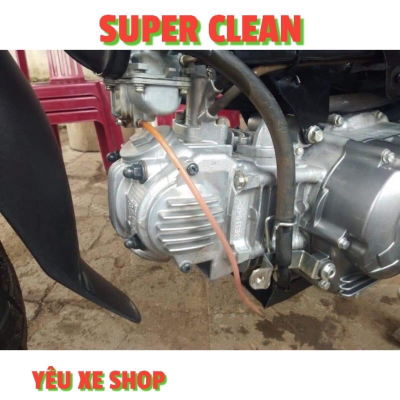 [ Tặng Vòi Xịt ] Dung Dịch Tẩy Sạch Lóc Máy, Đầu Bò, Gầm Máy Không Chạm Super clean 500ml