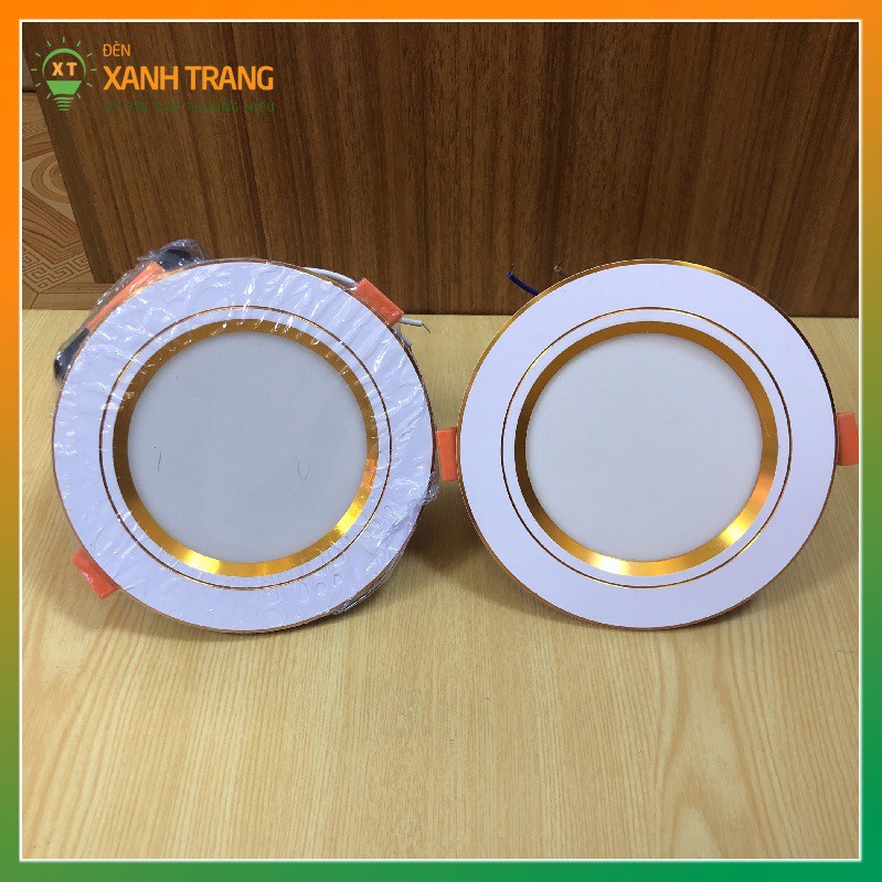 Đèn Led Âm Trần led downlight 3 chế độ màu 9w (ĐỦ CÔNG SUẤT)