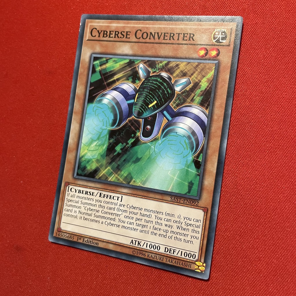 EN]Thẻ Bài Yugioh Chính Hãng] Cyberse Converter