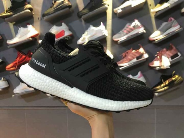 ( ảnh thật cực chi tiết ) Giày sneaker ULTRA BOOST 4.0 ĐEN NAM NỮ