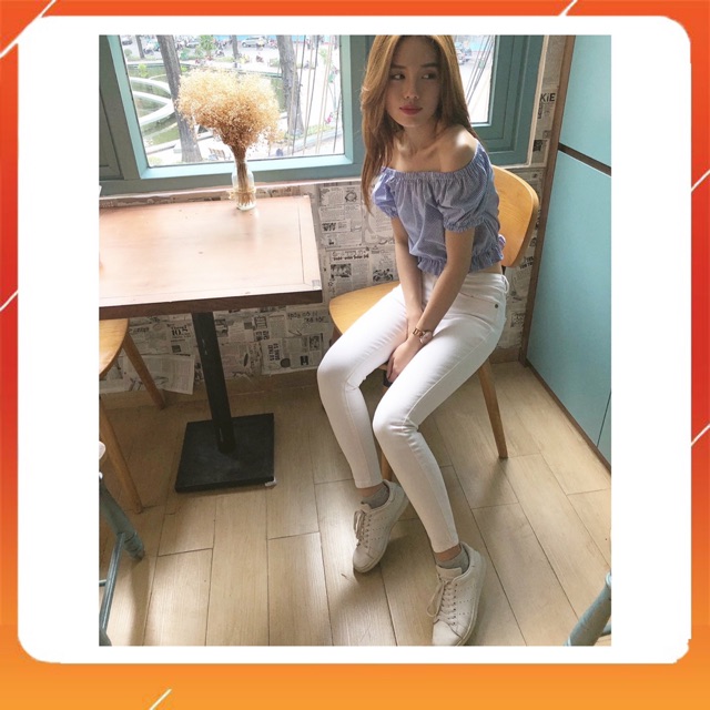 [XẢ KHO - GIÁ SỐC] Quần jean skinny trơn màu 9 tấc lưng cao co giãn tốt form chuẩn | BigBuy360 - bigbuy360.vn