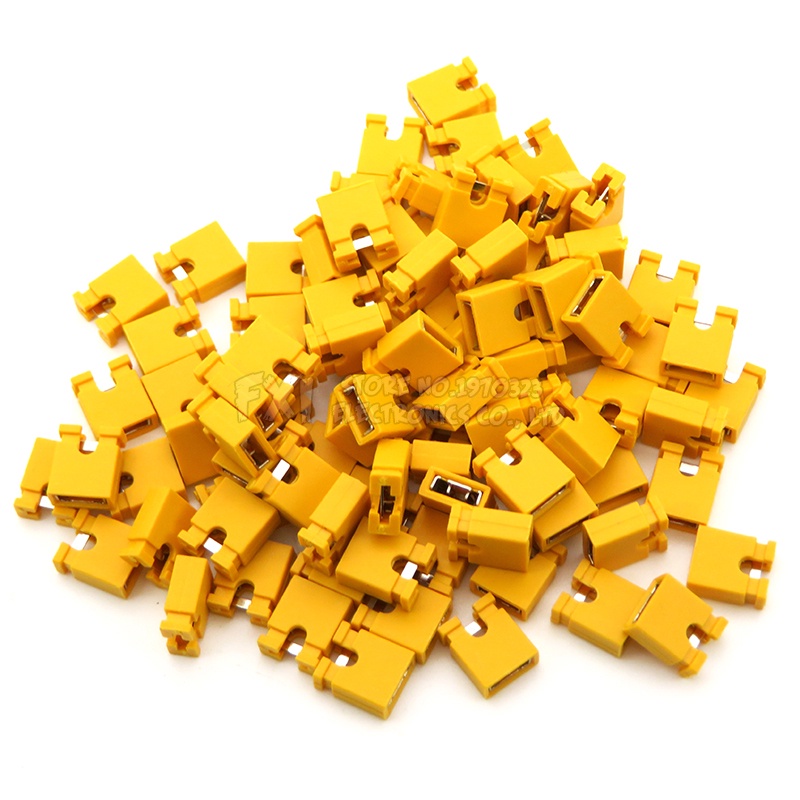 Bộ 100 Cái Chốt 2.4mm + Đầu Dây + Vỏ Bọc Màu Đen / Vàng / Xanh Lá / Đỏ / Xanh Dương Cho Arduino