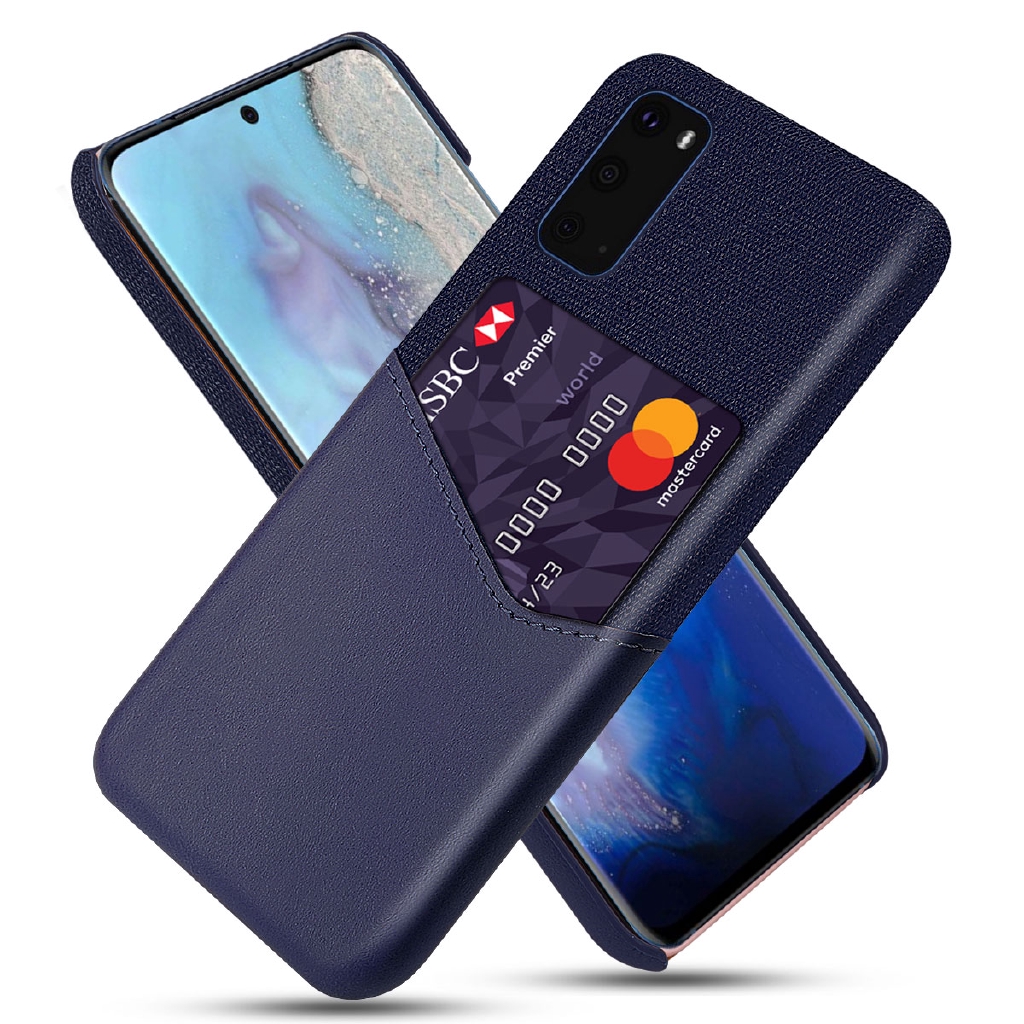 For Samsung Galaxy S20 Plus Ultra S10 Plus S10E S9 S8 Plus S7 Edge With Card Slot Wallet Case Slim PU Leather Soft Fabric Splicing Hybrid Cover