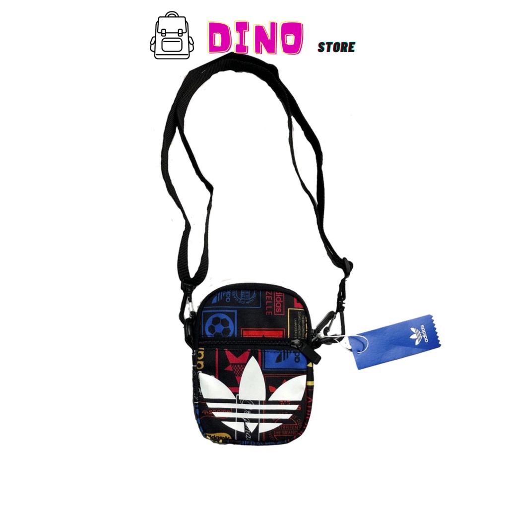 Túi Đeo Chéo Adidas Mini Grafic Festival Bag Mini Trefoil - Full tem tag [ Dinostore ]
