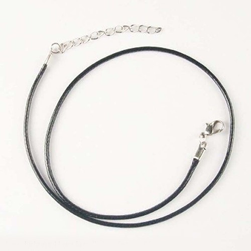 Set 10 Vòng Cổ Choker Dây Da Bện Màu Đen Có Thể Điều Chỉnh Kích Thước