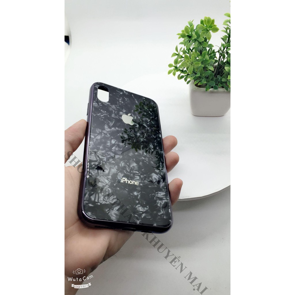 [Loại 1 Tốt Nhất]  Ốp Vân Đá Lưng Kính Cường Lực IPhone 6/6s/6Plus/6sPlus/7/8/7Plus/8Plus/X/Xs/Xr/XsMax/11/11pro/11proma