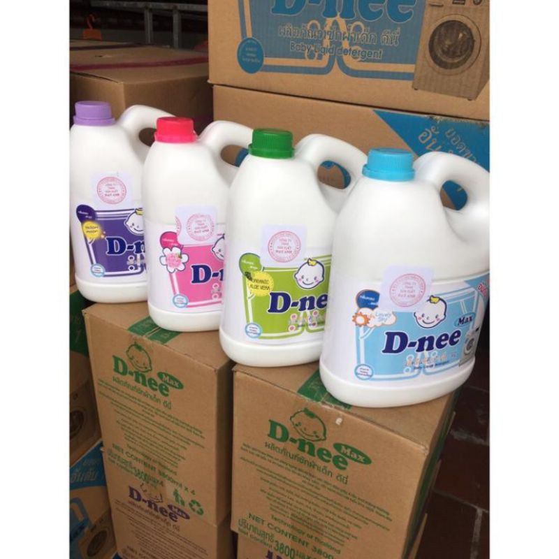 Nước giặt Dnee max can 3.8 lít