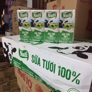 Sữa tươi 100% nutifood 180ml