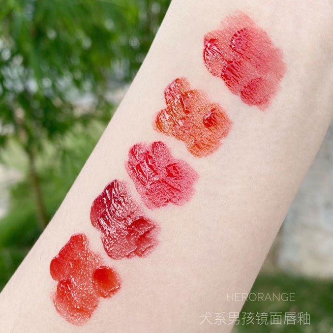 (Hàng Mới Về)SET 5 MÀU SON KEM LÌ LIP GLOSS SILKY&LASTING(HERORANGE) | BigBuy360 - bigbuy360.vn
