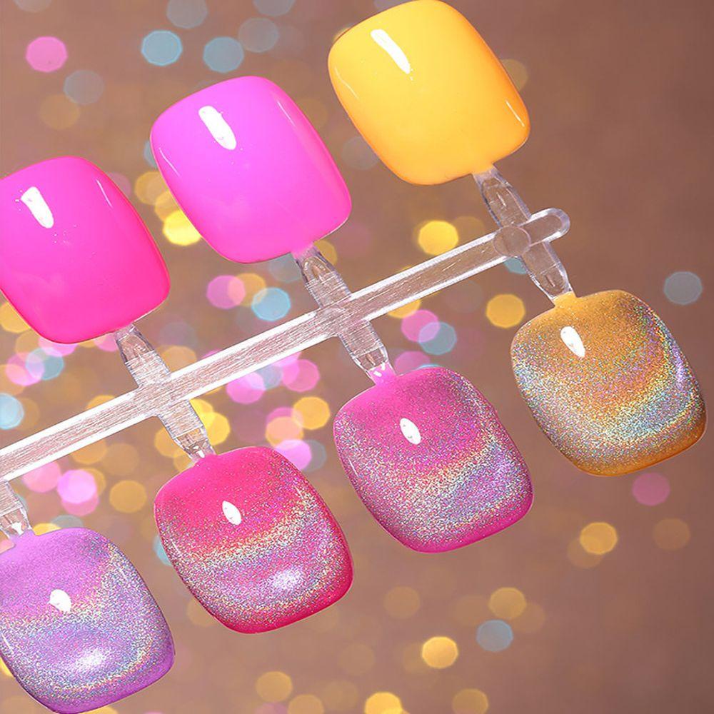 Sơn Móng Tay Dạng Lỏng 15ML Màu Cầu Vồng Bóng Bẩy Lâu Trôi