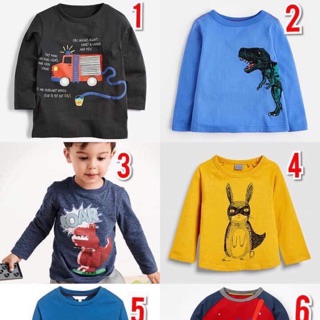 Áo phông dài tay cho bé. 120k/ 2 áo