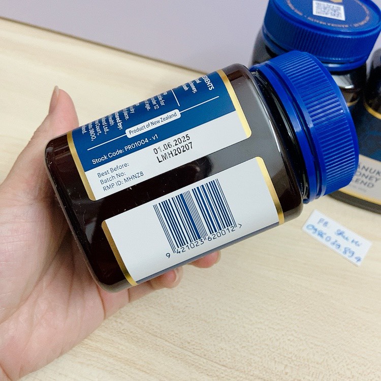 Mật ong manuka, honey manuka health MGO 30+ new zealand hộp 250g, 500g, 1kg - HSD xa