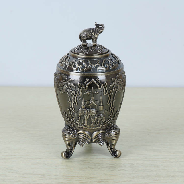 Ống tăm trứng con voi bằng hợp kim đồng CN sang trọng