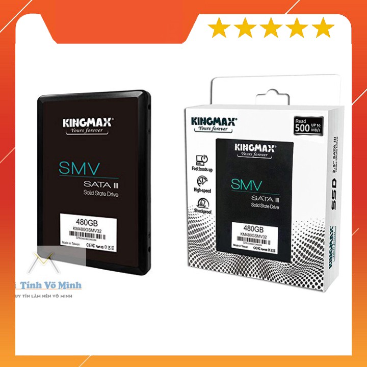 XẢ KHO -  Ổ cứng SSD Kingmax SMV32 480GB SATA III (6Gb/s) - Hàng Chính Hãng BTC01