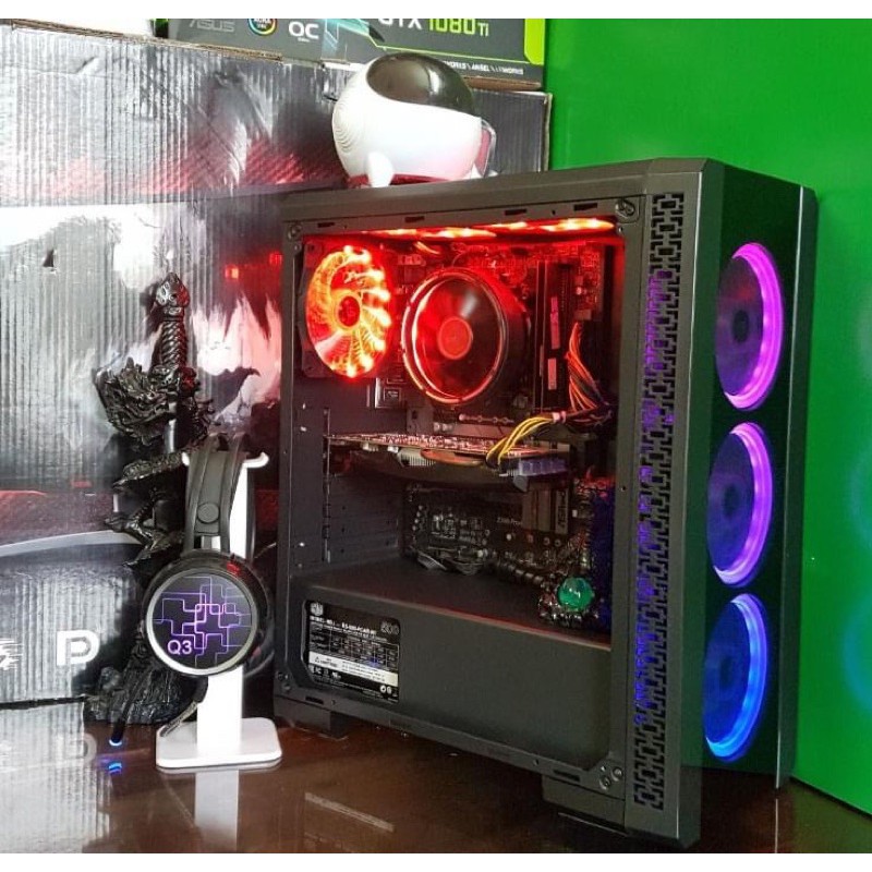 Bộ máy tính kính cường lực - màn hình 24 inch core i5 ram 8G chiến game tốt | BigBuy360 - bigbuy360.vn