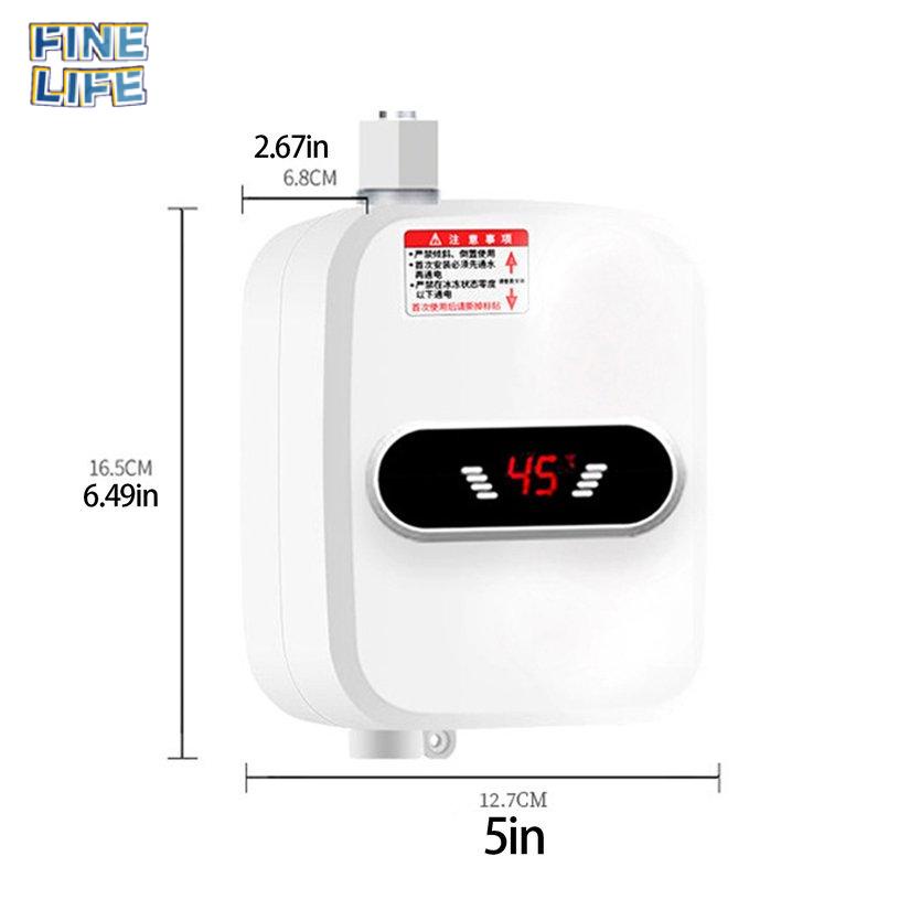 Máy nước nóng mini 12.24 chất lượng cao cho nhà bếp nhà tắm