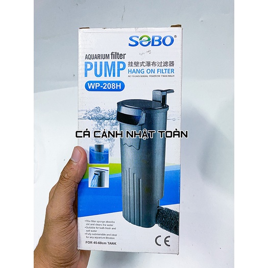 BỘ LỌC THÁC SOBO HỒ CÁ NON BỘ WP208H 5W 500L-H