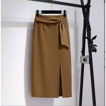 Chân Váy Nữ ❣️𝑭𝒓𝒆𝒆𝒔𝒉𝒊𝒑❣️chân váy công sở sẻ tà sang chảnh