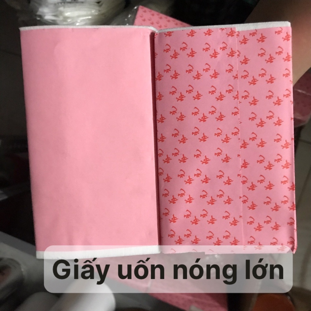 Giấy uốn nóng lớn nhỏ - y như hình