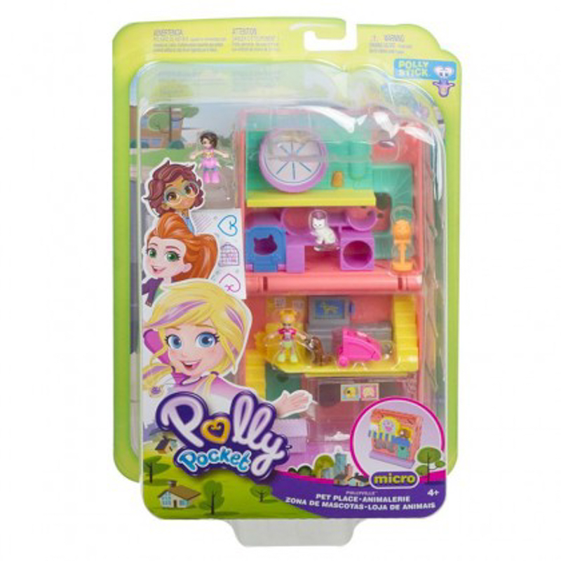 Đồ Chơi Mô Hình POLLY POCKET Cửa Hàng Thú Cưng Vui Nhộn GKL55/GGC29