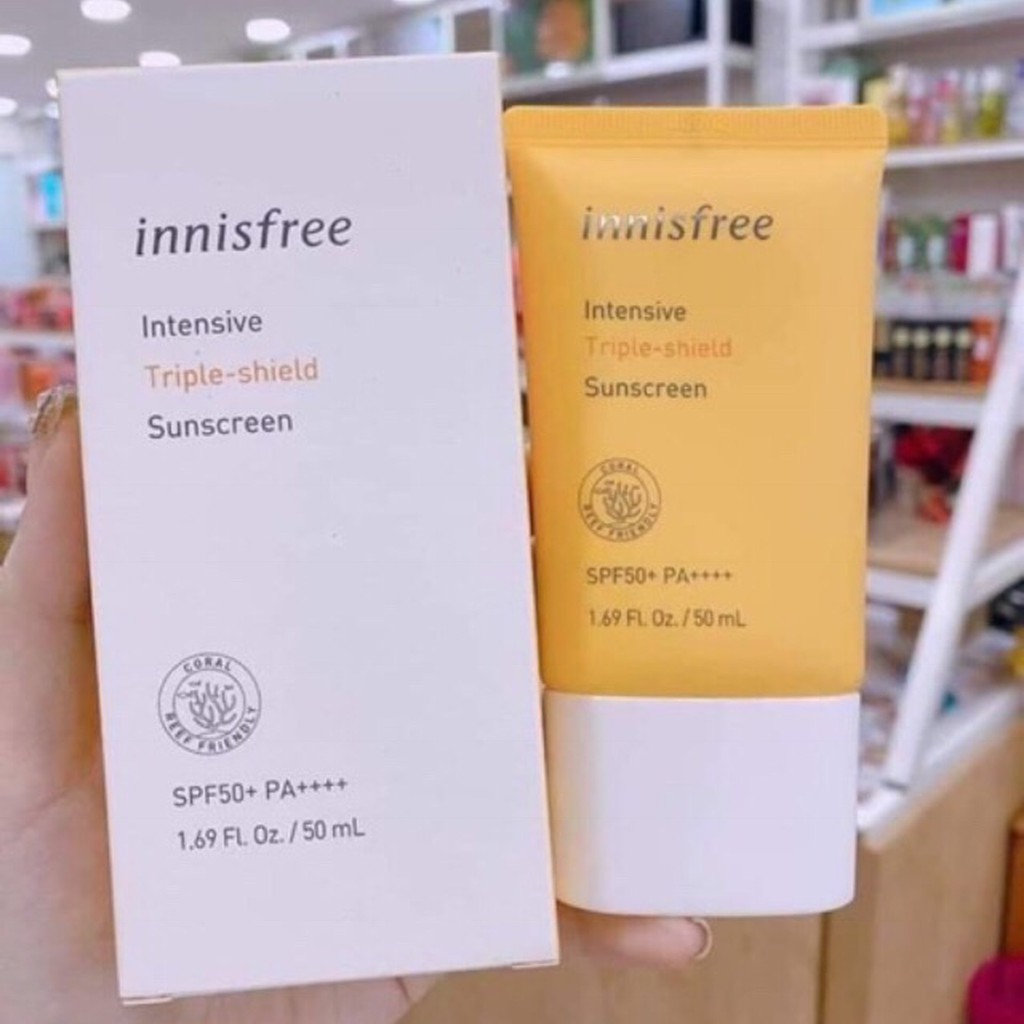 Kem Chống Nắng Innisfree Intensive Sunscreen SPF50+/PA++++ Mẫu Mới 50ml | WebRaoVat - webraovat.net.vn