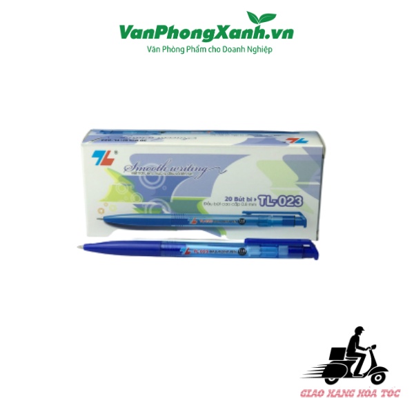 Bút bi Thiên Long TL023 0.8mm  - Xanh/Đen/Đỏ