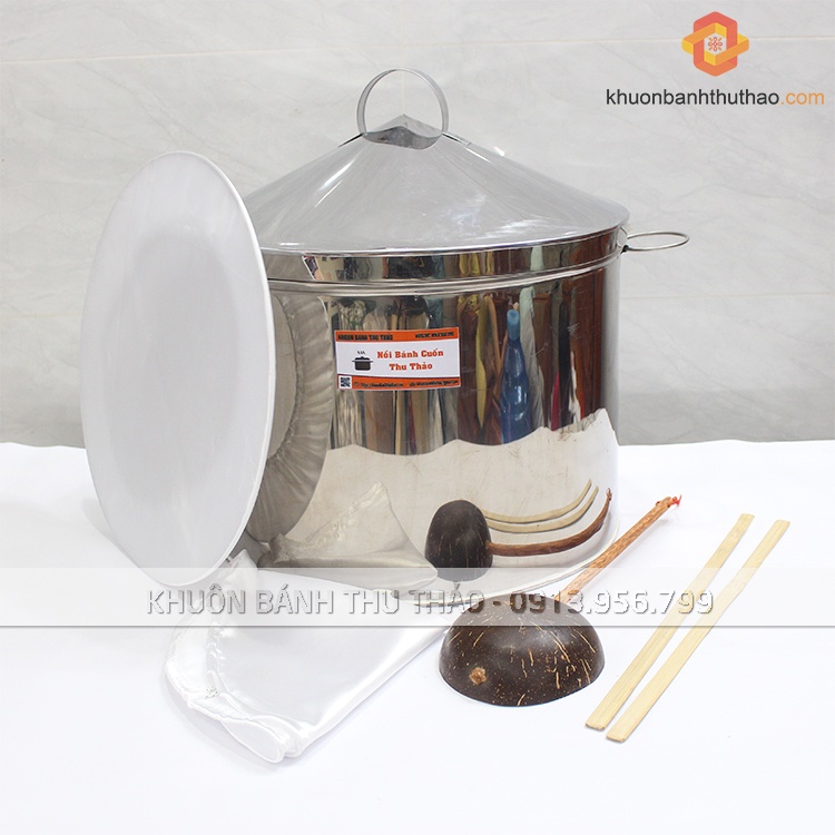 Nồi bánh cuốn truyền thống Bahato 40cm (38.5 lít nước)