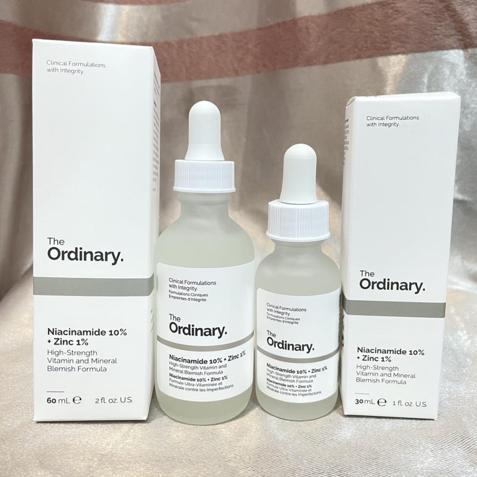 Tinh Chất Dưỡng Da The Ordinary Niacinamide 10%+Zinc 1% 30ml Dưỡng Ẩm Trắng Da,Tinh Chất Dưỡng Ordinary Cho Da Dầu Mụn | BigBuy360 - bigbuy360.vn