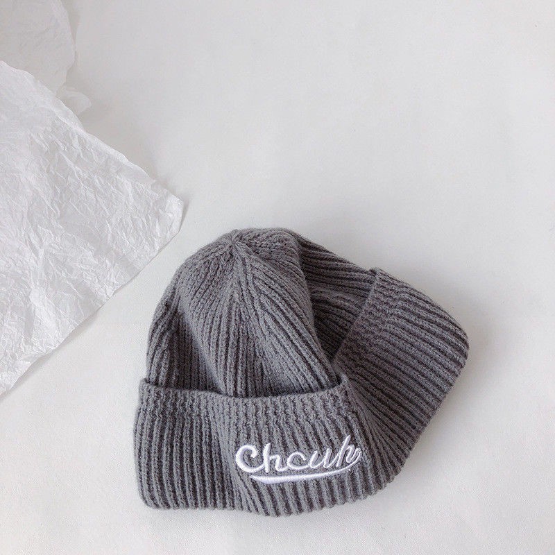 Mũ len dệt kim thời trang thu đông cho bé