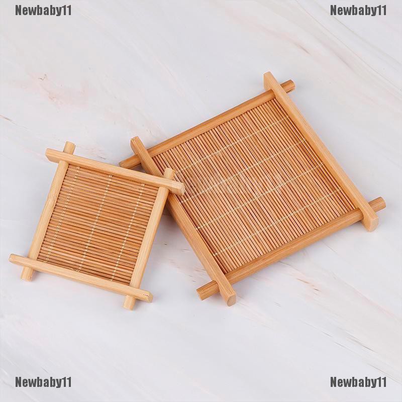 Đế Lót Cốc Trà Bằng Tre Tiện Dụng