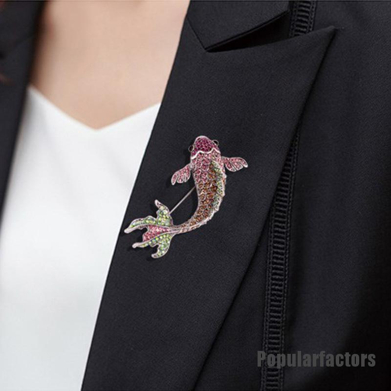 1 Ghim Cài Áo Hình Cá Chép