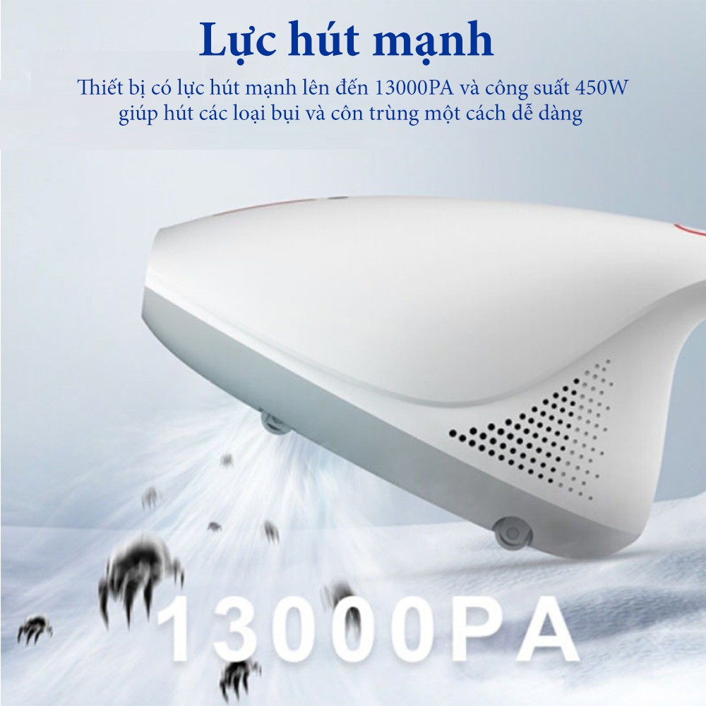 Máy Hút Bụi Giường Nệm Sofa Diệt Khuẩn Elashome Deerma CM800 | BigBuy360 - bigbuy360.vn