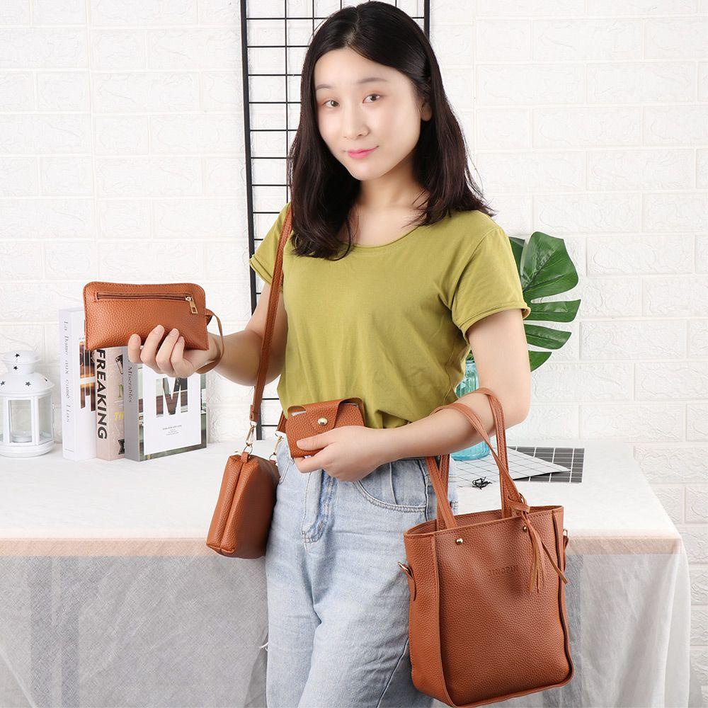 Set 4 Túi Xách Da Thời Trang Dành Cho Nữ