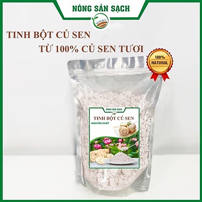 Deal dùng thử đồng giá 99K sản phẩm từ Tinh Bột củ sen/Bột củ sen nguyên chất chứng nhận Nông Sản Sạch tiêu chuẩn ATTP