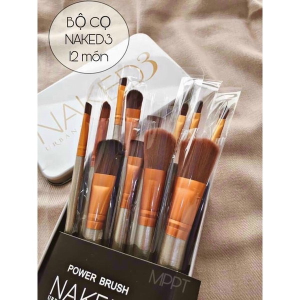 Bộ Cọ Trang Điểm NAKED 3