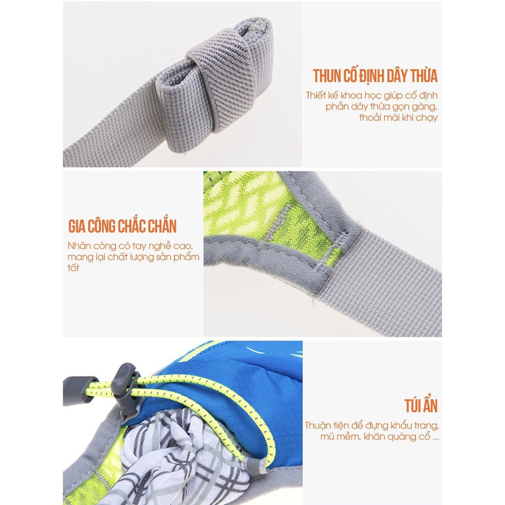 Đai đeo hông chạy bộ AONIJIE - Running Belt E915 dành cho nam nữ