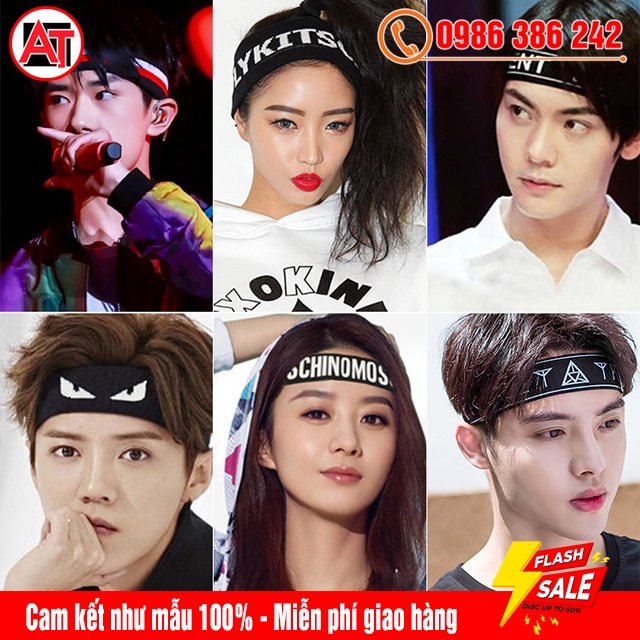 Băng Đô Thể Thao Co Dãn Họa Tiết Cho Nam Và Nữ