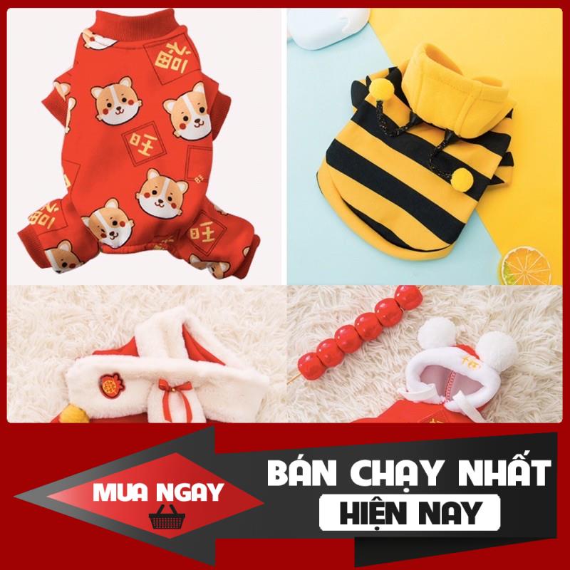 Áo đỏ Tết siêu xinh cho thú cưng 0