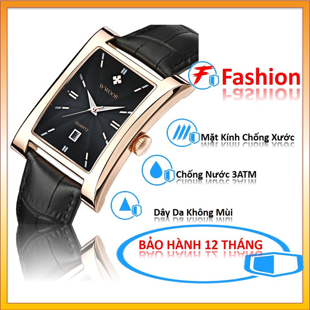 [FreeShip Toàn Quốc] ĐỒNG HỒ NAM WWOOR 8017 | Chất Lượng Làm Nên Thương Hiệu | Chĩnh Hãng 100% | DH0174 GreenHouse