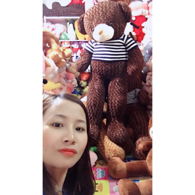 Gấu teddy khổ vải 2m2