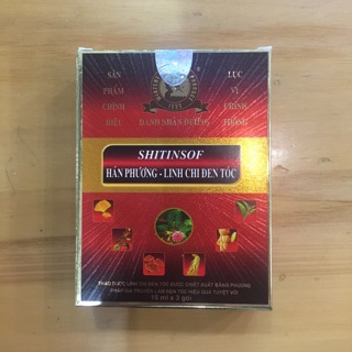 Dầu gội đen tóc Shitinsof Hán Phương Linh Chi (3 gói)