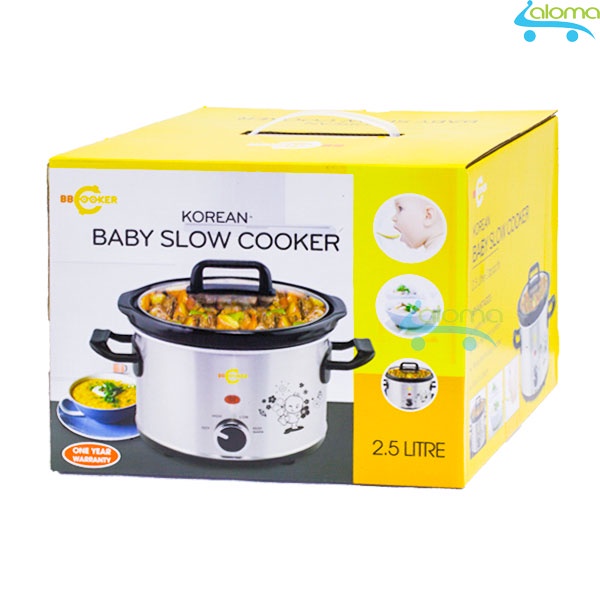 Nồi nấu chậm BBCooker BS25 Hàn Quốc lõi sứ siêu dày 2.5L ⚡ Nồi nấu cháo dinh dưỡng cho bé ⚡ Nồi kho cá hầm xương...0