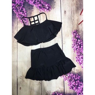 Bikini áo tắm 2 mảnh đan ô lưng