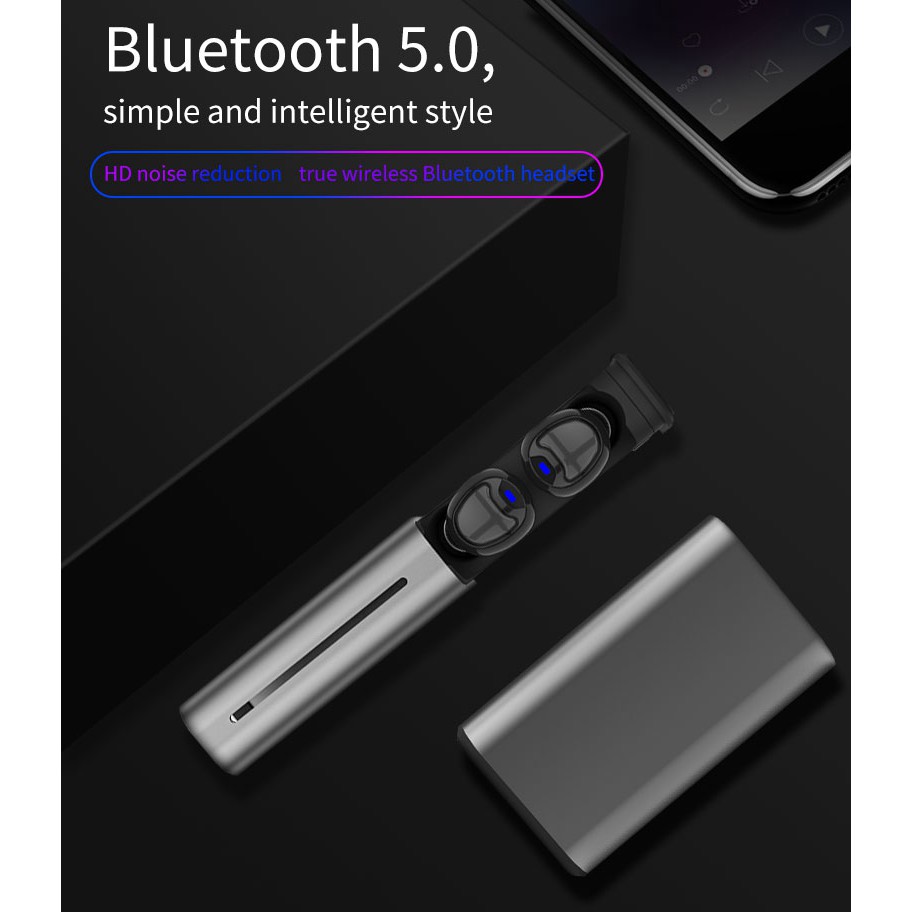 Tai Nghe Bluetooth Không Dây True wireless Bluetooth V5.0 Cảm ứng TWS G1 Cao Cấp
