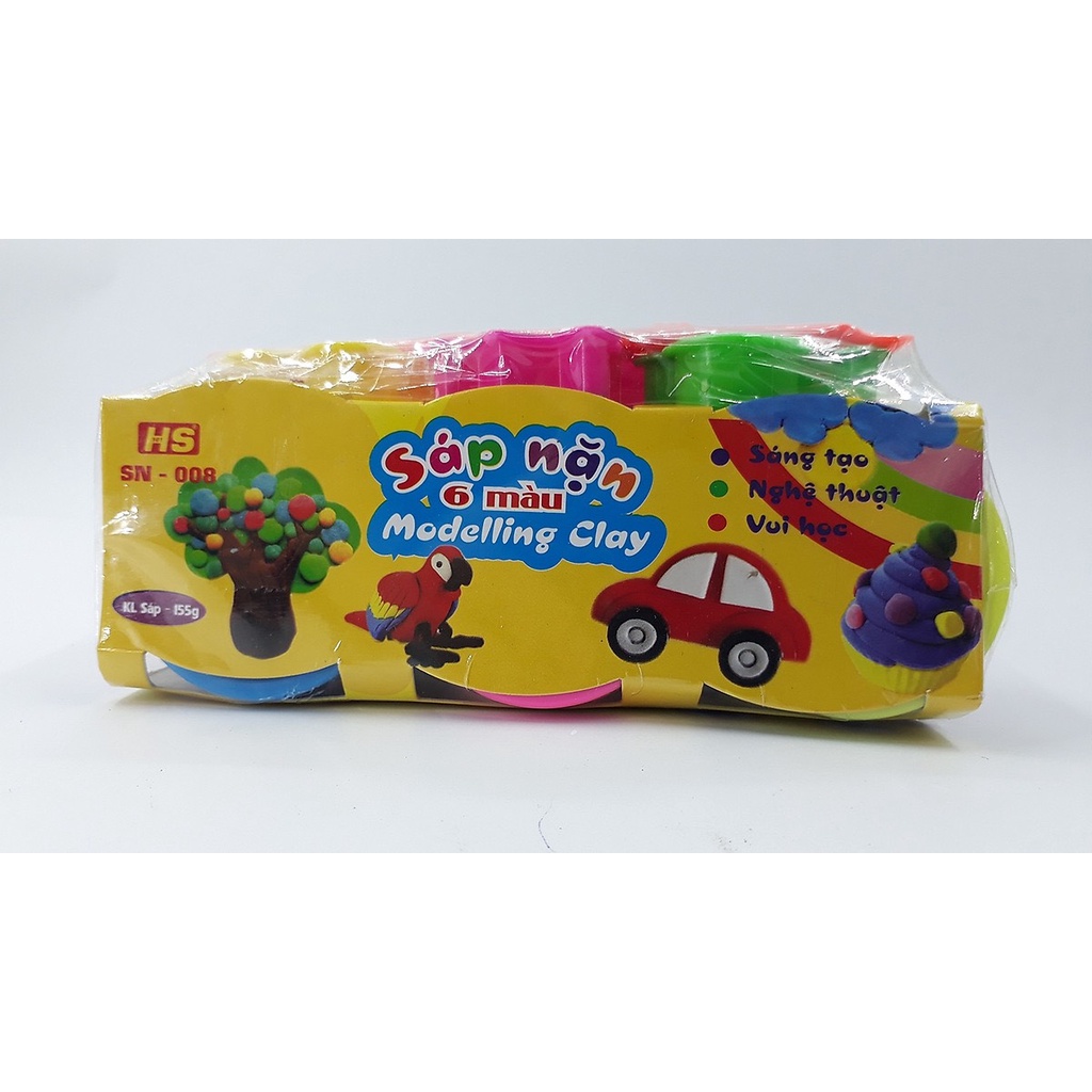 ĐẤT NẶN, SÁP NẶN 6 MÀU Modelling Clay
