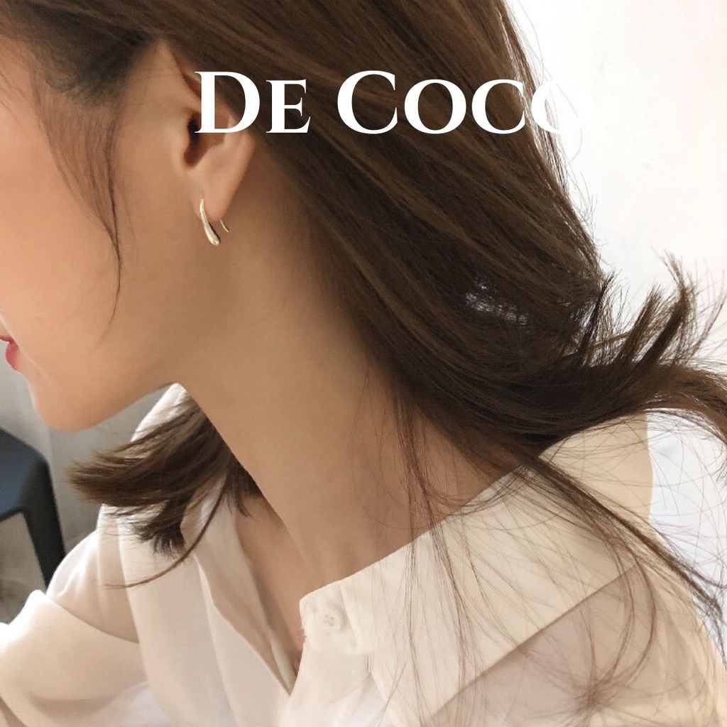 Khuyên tai bạc S925 the hook De Coco decoco.accessories