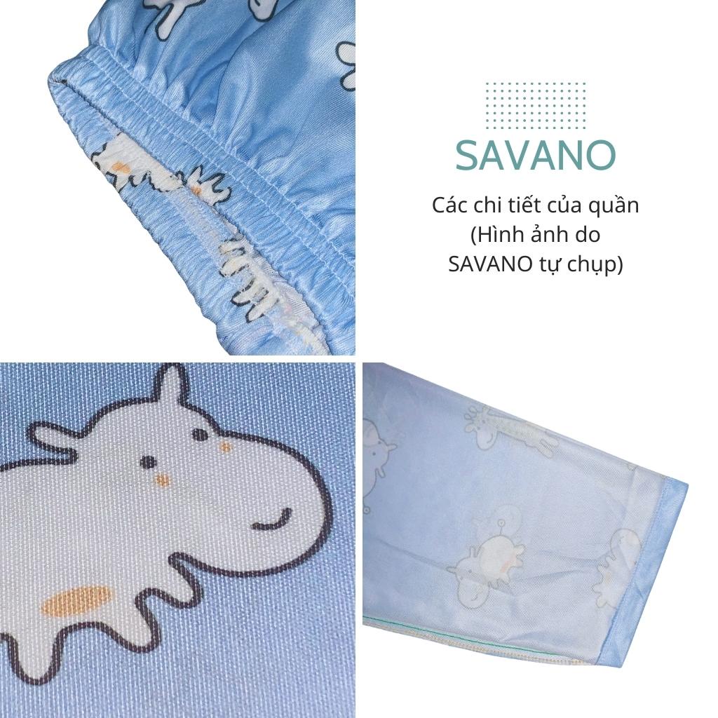 Đồ bộ nữ đồ mặc nhà đồ ngủ dễ thương thu đông quần dài bigsize SAVANO mã VA35 | BigBuy360 - bigbuy360.vn