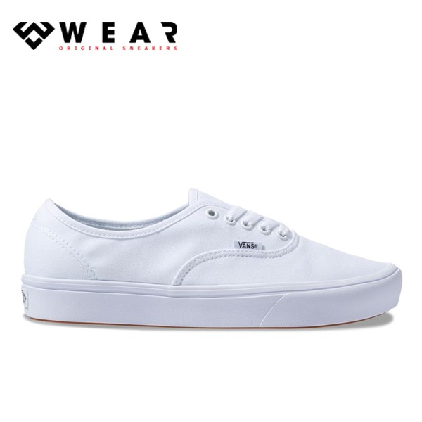 Giày Sneakers Unisex Vans Authentic Comfycush All White - VN0A3WM7VNG